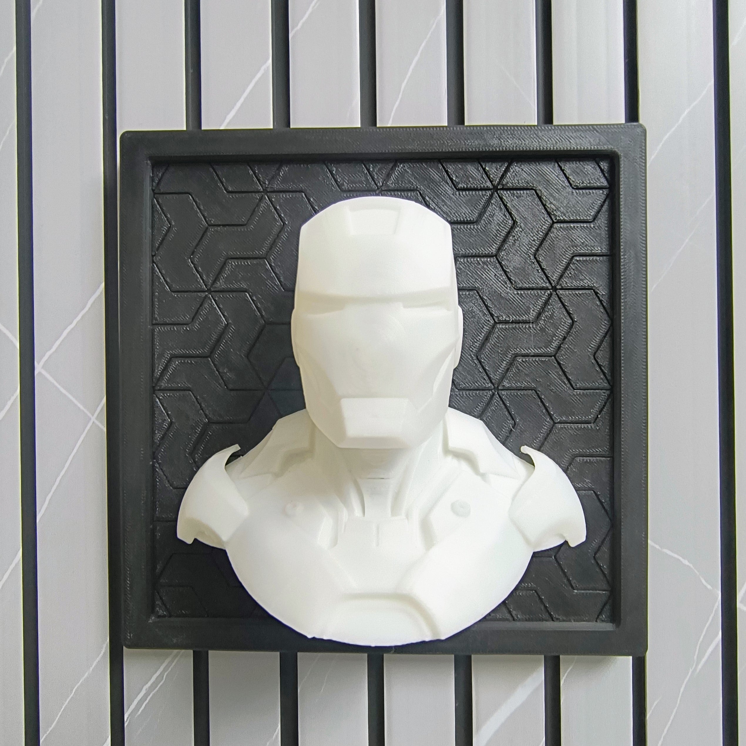 Iron Man Geometric 3D Wall Art Frame