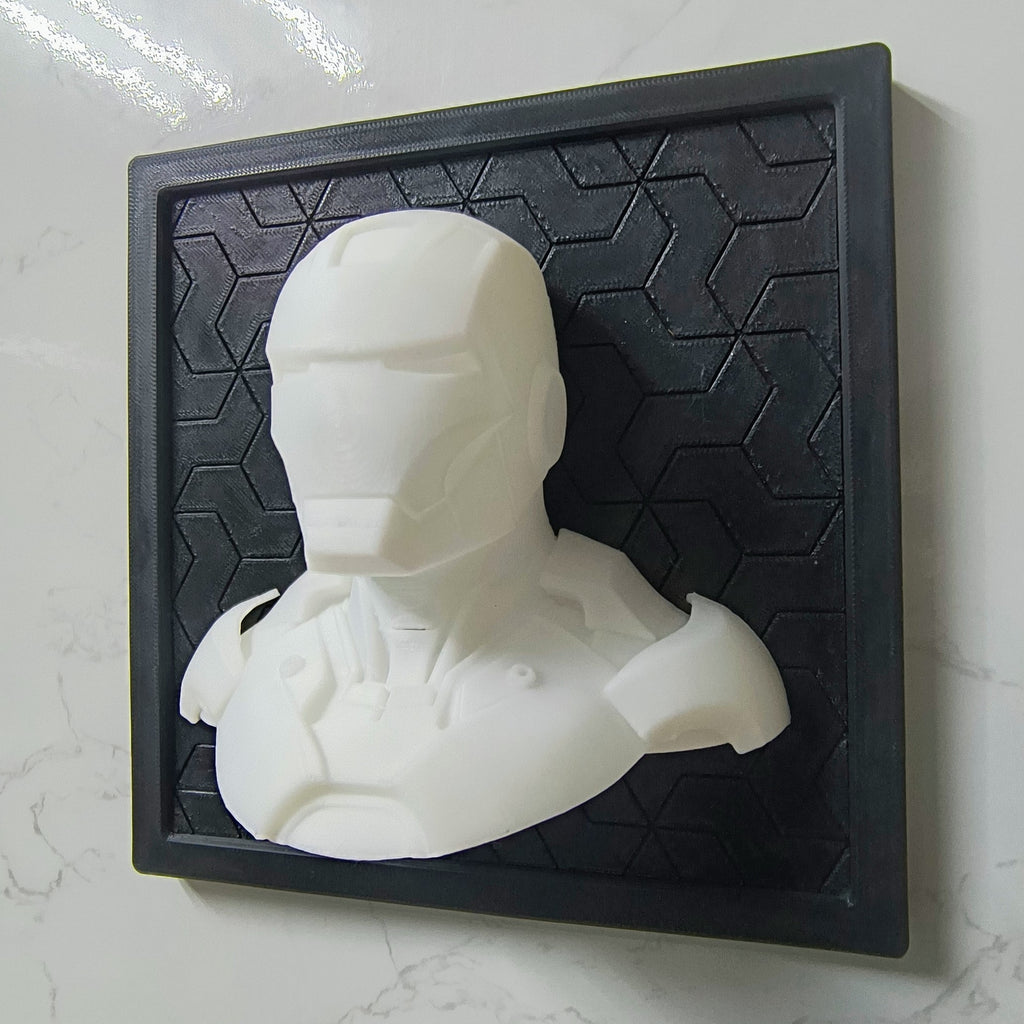 Iron Man Geometric 3D Wall Art Frame